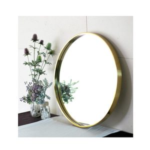 골드원형거울(스테인레스프레임)리안 gold mirror수전,타일,화장실악세사리